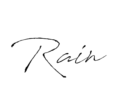 Make a beautiful signature design for name Rain. With this signature (Antro_Vectra) style, you can create a handwritten signature for free. Rain signature style 6 images and pictures png