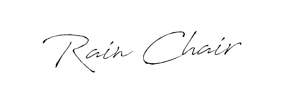 Make a beautiful signature design for name Rain Chair. With this signature (Antro_Vectra) style, you can create a handwritten signature for free. Rain Chair signature style 6 images and pictures png