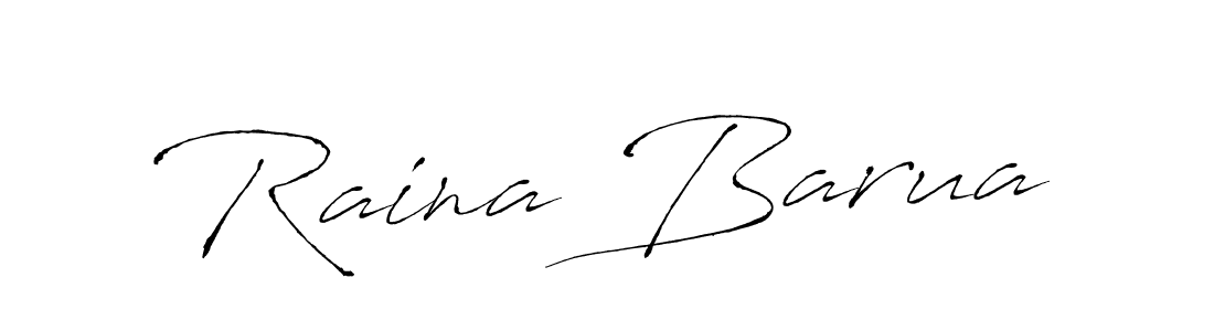 Design your own signature with our free online signature maker. With this signature software, you can create a handwritten (Antro_Vectra) signature for name Raina Barua. Raina Barua signature style 6 images and pictures png