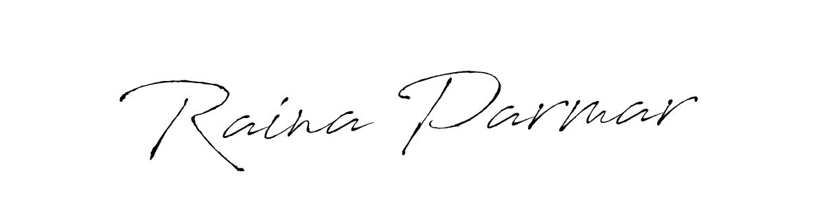 You should practise on your own different ways (Antro_Vectra) to write your name (Raina Parmar) in signature. don't let someone else do it for you. Raina Parmar signature style 6 images and pictures png
