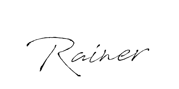 Similarly Antro_Vectra is the best handwritten signature design. Signature creator online .You can use it as an online autograph creator for name Rainer. Rainer signature style 6 images and pictures png