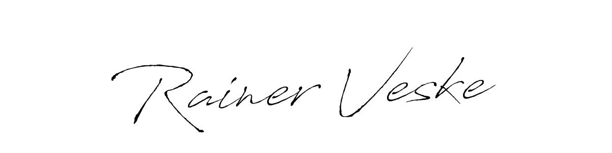 Make a beautiful signature design for name Rainer Veske. With this signature (Antro_Vectra) style, you can create a handwritten signature for free. Rainer Veske signature style 6 images and pictures png