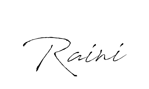 How to make Raini signature? Antro_Vectra is a professional autograph style. Create handwritten signature for Raini name. Raini signature style 6 images and pictures png