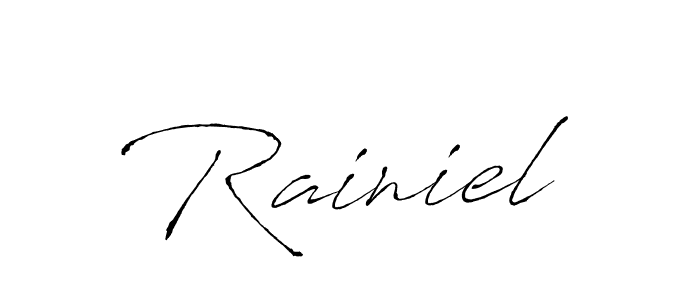 You can use this online signature creator to create a handwritten signature for the name Rainiel. This is the best online autograph maker. Rainiel signature style 6 images and pictures png