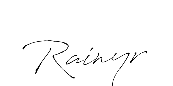 Make a beautiful signature design for name Rainyr. Use this online signature maker to create a handwritten signature for free. Rainyr signature style 6 images and pictures png