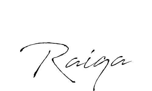 Also You can easily find your signature by using the search form. We will create Raiqa name handwritten signature images for you free of cost using Antro_Vectra sign style. Raiqa signature style 6 images and pictures png