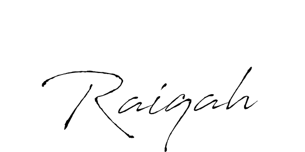 How to make Raiqah signature? Antro_Vectra is a professional autograph style. Create handwritten signature for Raiqah name. Raiqah signature style 6 images and pictures png