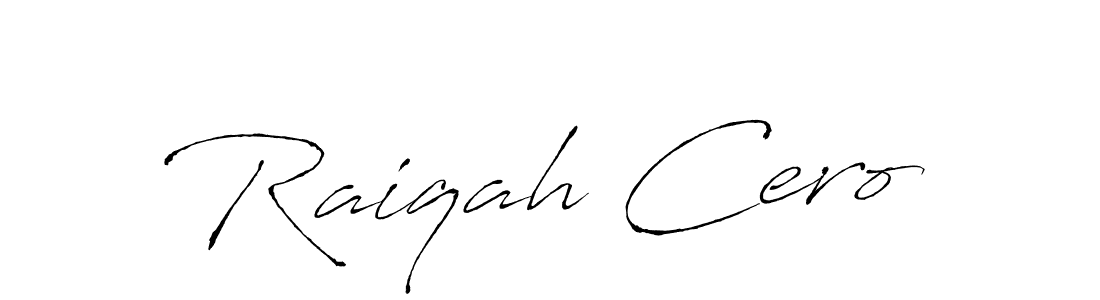 Create a beautiful signature design for name Raiqah Cero. With this signature (Antro_Vectra) fonts, you can make a handwritten signature for free. Raiqah Cero signature style 6 images and pictures png