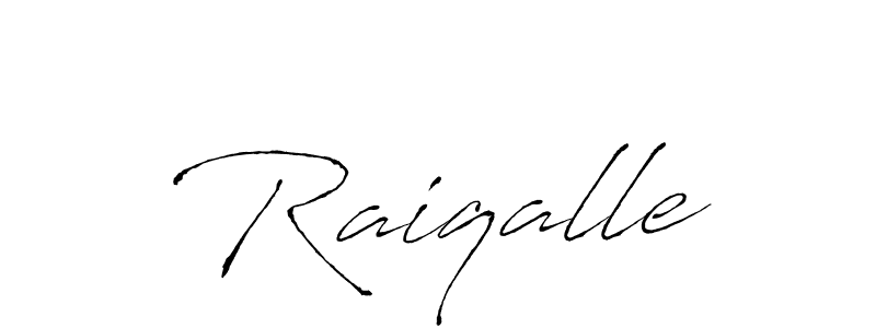 How to make Raiqalle signature? Antro_Vectra is a professional autograph style. Create handwritten signature for Raiqalle name. Raiqalle signature style 6 images and pictures png