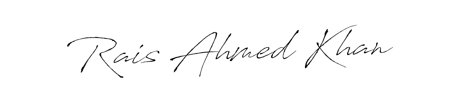 Make a beautiful signature design for name Rais Ahmed Khan. Use this online signature maker to create a handwritten signature for free. Rais Ahmed Khan signature style 6 images and pictures png