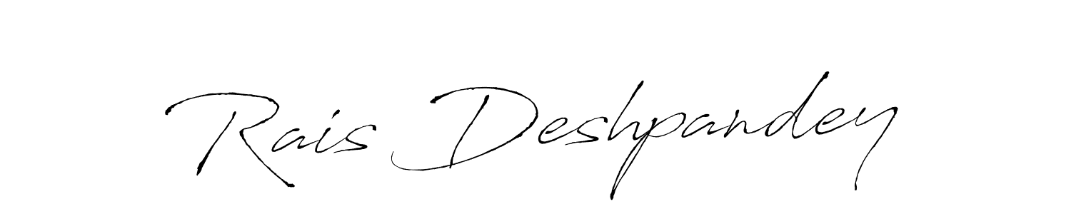 How to Draw Rais Deshpandey signature style? Antro_Vectra is a latest design signature styles for name Rais Deshpandey. Rais Deshpandey signature style 6 images and pictures png