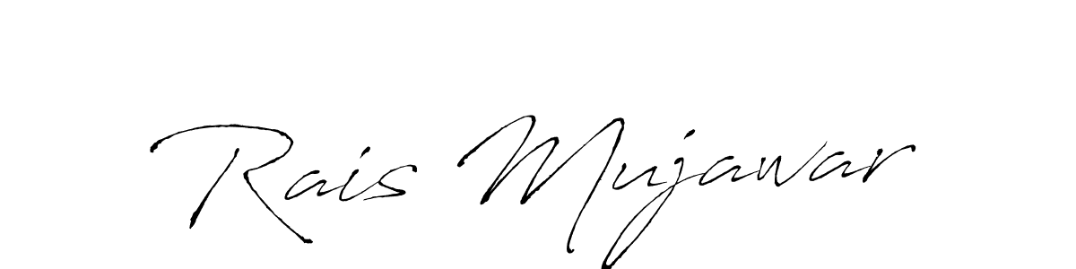 How to make Rais Mujawar signature? Antro_Vectra is a professional autograph style. Create handwritten signature for Rais Mujawar name. Rais Mujawar signature style 6 images and pictures png