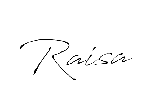 How to make Raisa signature? Antro_Vectra is a professional autograph style. Create handwritten signature for Raisa name. Raisa signature style 6 images and pictures png