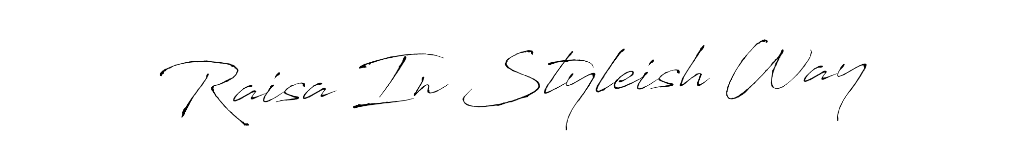 It looks lik you need a new signature style for name Raisa In Styleish Way. Design unique handwritten (Antro_Vectra) signature with our free signature maker in just a few clicks. Raisa In Styleish Way signature style 6 images and pictures png