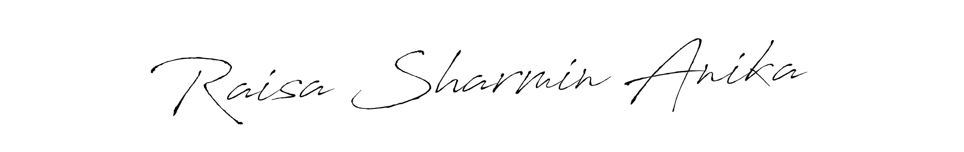 Similarly Antro_Vectra is the best handwritten signature design. Signature creator online .You can use it as an online autograph creator for name Raisa Sharmin Anika. Raisa Sharmin Anika signature style 6 images and pictures png