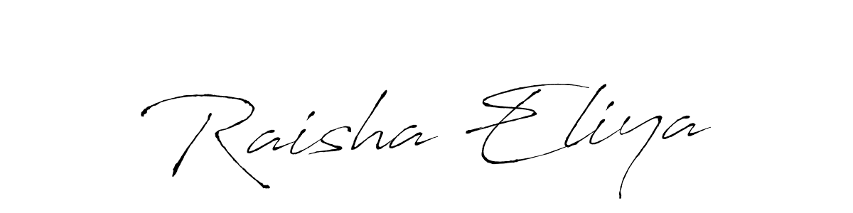 The best way (Antro_Vectra) to make a short signature is to pick only two or three words in your name. The name Raisha Eliya include a total of six letters. For converting this name. Raisha Eliya signature style 6 images and pictures png