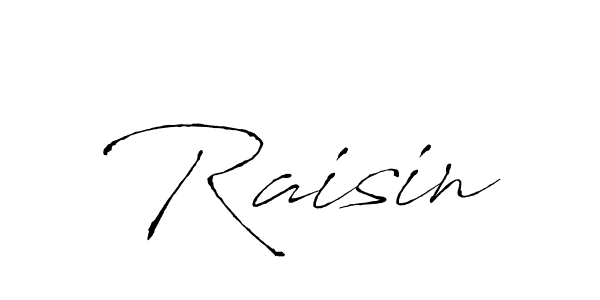 The best way (Antro_Vectra) to make a short signature is to pick only two or three words in your name. The name Raisin include a total of six letters. For converting this name. Raisin signature style 6 images and pictures png