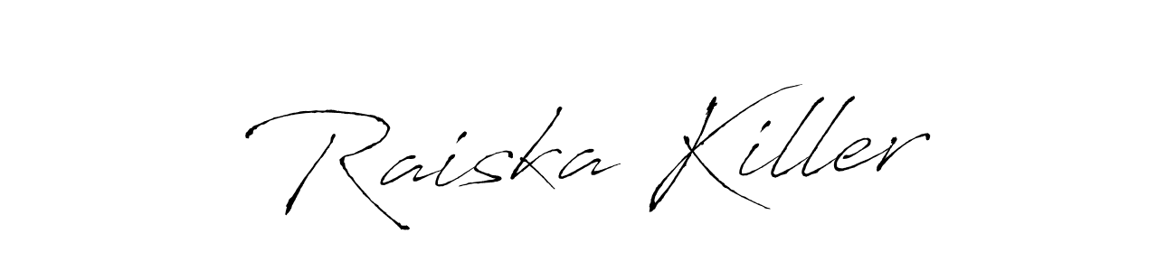 Also You can easily find your signature by using the search form. We will create Raiska Killer name handwritten signature images for you free of cost using Antro_Vectra sign style. Raiska Killer signature style 6 images and pictures png