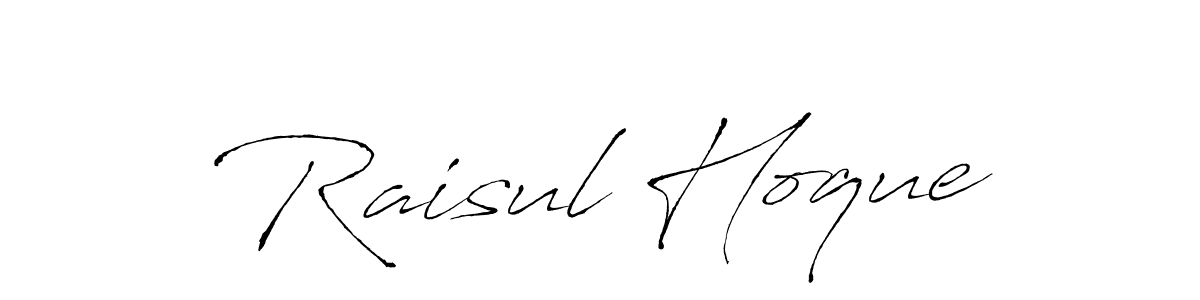 Raisul Hoque stylish signature style. Best Handwritten Sign (Antro_Vectra) for my name. Handwritten Signature Collection Ideas for my name Raisul Hoque. Raisul Hoque signature style 6 images and pictures png