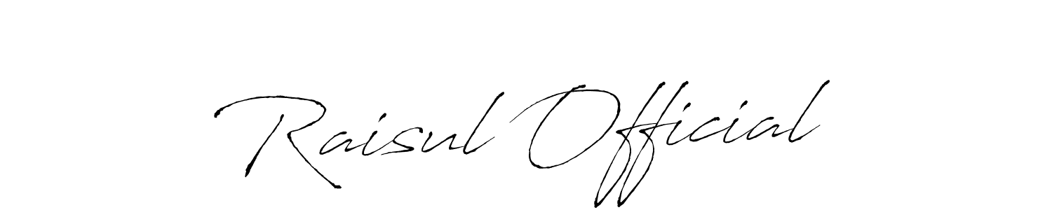 It looks lik you need a new signature style for name Raisul Official. Design unique handwritten (Antro_Vectra) signature with our free signature maker in just a few clicks. Raisul Official signature style 6 images and pictures png