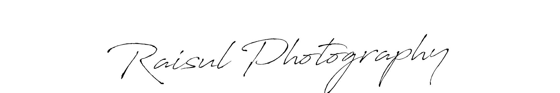 You should practise on your own different ways (Antro_Vectra) to write your name (Raisul Photography) in signature. don't let someone else do it for you. Raisul Photography signature style 6 images and pictures png