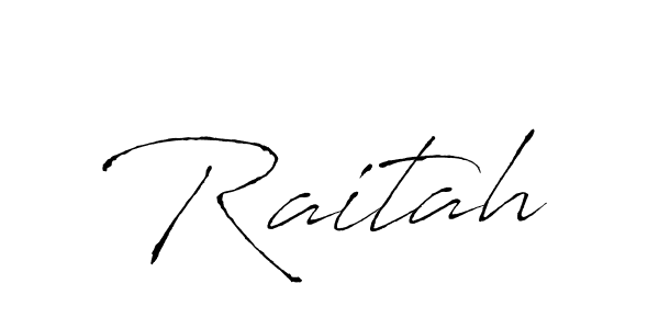if you are searching for the best signature style for your name Raitah. so please give up your signature search. here we have designed multiple signature styles  using Antro_Vectra. Raitah signature style 6 images and pictures png
