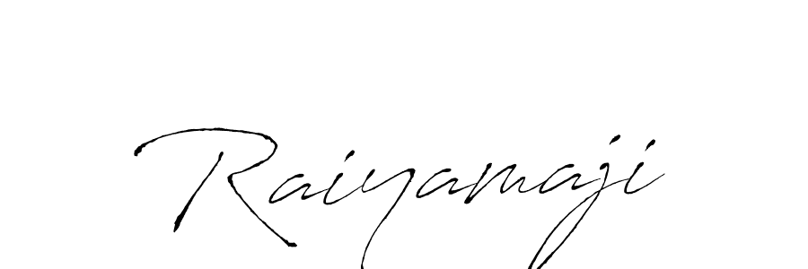 Make a beautiful signature design for name Raiyamaji. With this signature (Antro_Vectra) style, you can create a handwritten signature for free. Raiyamaji signature style 6 images and pictures png