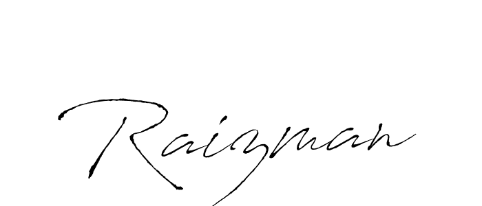 How to make Raizman signature? Antro_Vectra is a professional autograph style. Create handwritten signature for Raizman name. Raizman signature style 6 images and pictures png