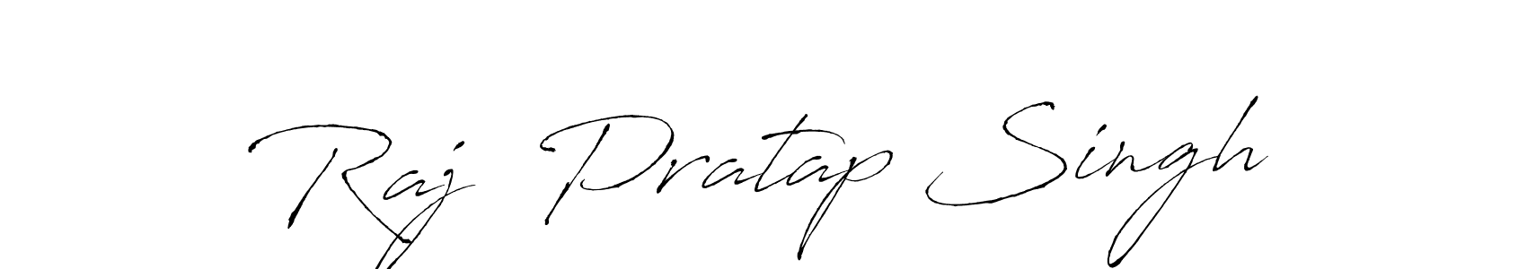 Create a beautiful signature design for name Raj  Pratap Singh. With this signature (Antro_Vectra) fonts, you can make a handwritten signature for free. Raj  Pratap Singh signature style 6 images and pictures png