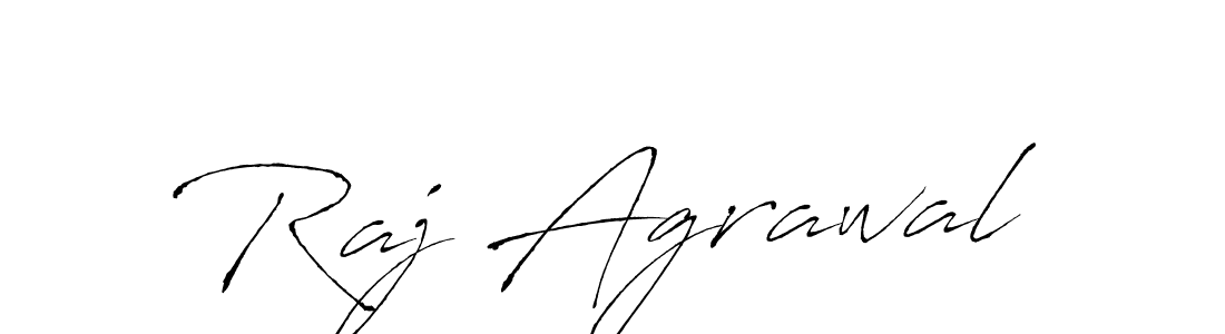 Create a beautiful signature design for name Raj Agrawal. With this signature (Antro_Vectra) fonts, you can make a handwritten signature for free. Raj Agrawal signature style 6 images and pictures png