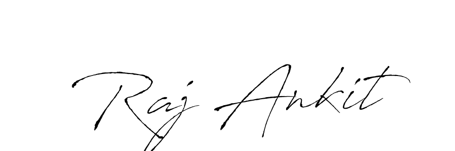 Antro_Vectra is a professional signature style that is perfect for those who want to add a touch of class to their signature. It is also a great choice for those who want to make their signature more unique. Get Raj Ankit name to fancy signature for free. Raj Ankit signature style 6 images and pictures png