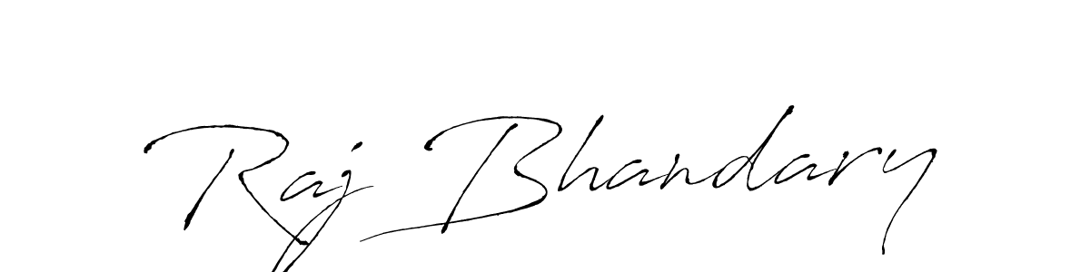 Also we have Raj Bhandary name is the best signature style. Create professional handwritten signature collection using Antro_Vectra autograph style. Raj Bhandary signature style 6 images and pictures png