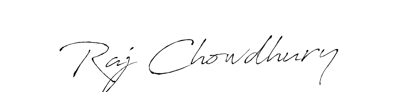Raj Chowdhury stylish signature style. Best Handwritten Sign (Antro_Vectra) for my name. Handwritten Signature Collection Ideas for my name Raj Chowdhury. Raj Chowdhury signature style 6 images and pictures png