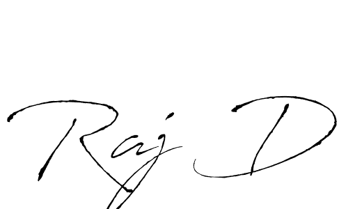 The best way (Antro_Vectra) to make a short signature is to pick only two or three words in your name. The name Raj D include a total of six letters. For converting this name. Raj D signature style 6 images and pictures png