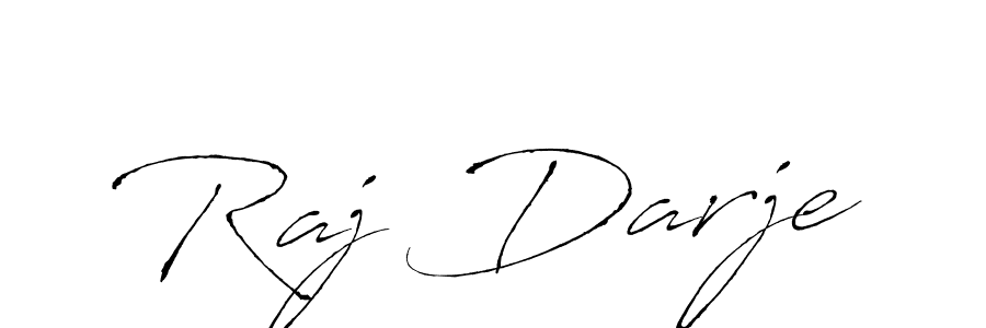 Raj Darje stylish signature style. Best Handwritten Sign (Antro_Vectra) for my name. Handwritten Signature Collection Ideas for my name Raj Darje. Raj Darje signature style 6 images and pictures png