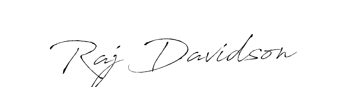 Design your own signature with our free online signature maker. With this signature software, you can create a handwritten (Antro_Vectra) signature for name Raj Davidson. Raj Davidson signature style 6 images and pictures png