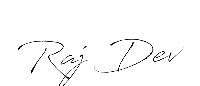Create a beautiful signature design for name Raj Dev. With this signature (Antro_Vectra) fonts, you can make a handwritten signature for free. Raj Dev signature style 6 images and pictures png