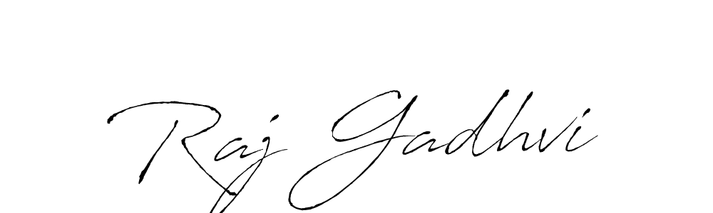 Raj Gadhvi stylish signature style. Best Handwritten Sign (Antro_Vectra) for my name. Handwritten Signature Collection Ideas for my name Raj Gadhvi. Raj Gadhvi signature style 6 images and pictures png