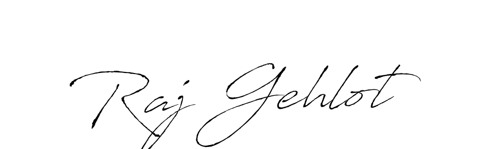 Create a beautiful signature design for name Raj Gehlot. With this signature (Antro_Vectra) fonts, you can make a handwritten signature for free. Raj Gehlot signature style 6 images and pictures png