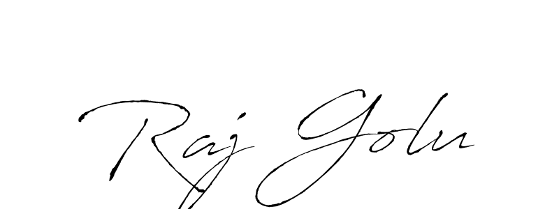 The best way (Antro_Vectra) to make a short signature is to pick only two or three words in your name. The name Raj Golu include a total of six letters. For converting this name. Raj Golu signature style 6 images and pictures png