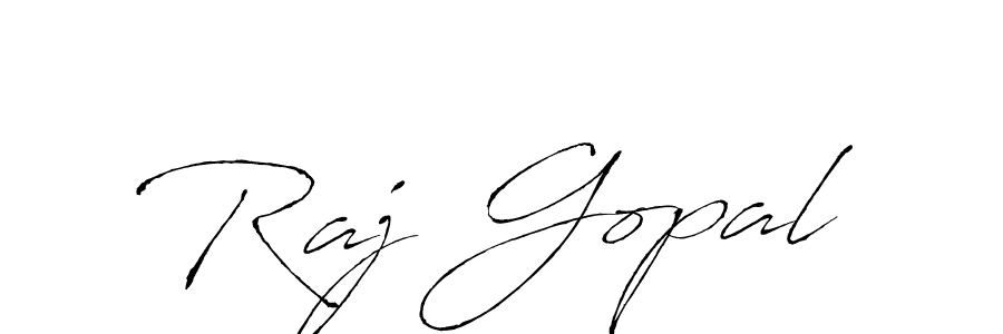 Raj Gopal stylish signature style. Best Handwritten Sign (Antro_Vectra) for my name. Handwritten Signature Collection Ideas for my name Raj Gopal. Raj Gopal signature style 6 images and pictures png