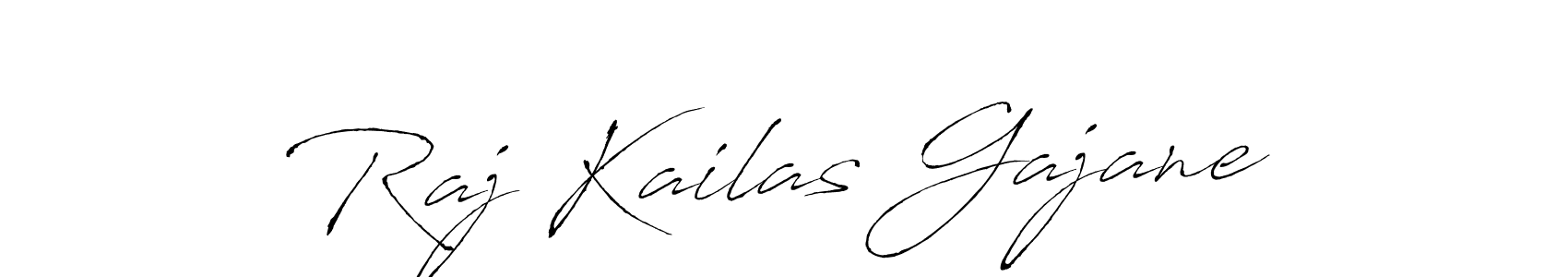 Make a short Raj Kailas Gajane signature style. Manage your documents anywhere anytime using Antro_Vectra. Create and add eSignatures, submit forms, share and send files easily. Raj Kailas Gajane signature style 6 images and pictures png