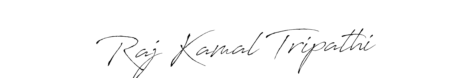 How to make Raj Kamal Tripathi signature? Antro_Vectra is a professional autograph style. Create handwritten signature for Raj Kamal Tripathi name. Raj Kamal Tripathi signature style 6 images and pictures png