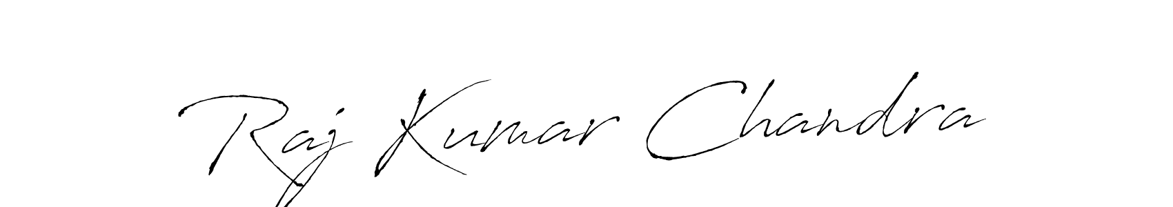 Raj Kumar Chandra stylish signature style. Best Handwritten Sign (Antro_Vectra) for my name. Handwritten Signature Collection Ideas for my name Raj Kumar Chandra. Raj Kumar Chandra signature style 6 images and pictures png