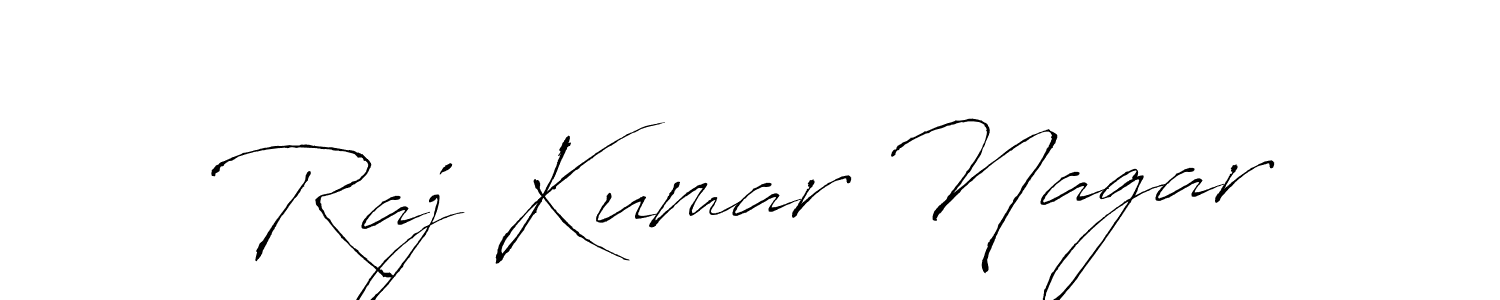 Also we have Raj Kumar Nagar name is the best signature style. Create professional handwritten signature collection using Antro_Vectra autograph style. Raj Kumar Nagar signature style 6 images and pictures png