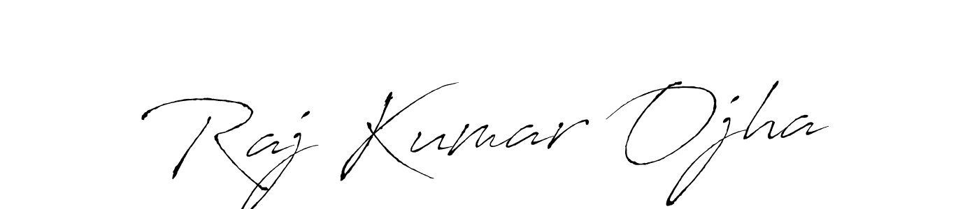 Make a beautiful signature design for name Raj Kumar Ojha. With this signature (Antro_Vectra) style, you can create a handwritten signature for free. Raj Kumar Ojha signature style 6 images and pictures png