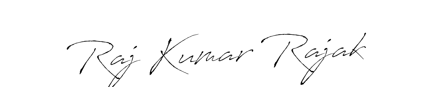 Make a beautiful signature design for name Raj Kumar Rajak. With this signature (Antro_Vectra) style, you can create a handwritten signature for free. Raj Kumar Rajak signature style 6 images and pictures png