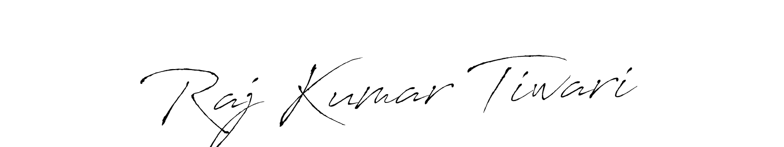 Create a beautiful signature design for name Raj Kumar Tiwari. With this signature (Antro_Vectra) fonts, you can make a handwritten signature for free. Raj Kumar Tiwari signature style 6 images and pictures png