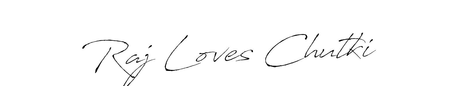 Use a signature maker to create a handwritten signature online. With this signature software, you can design (Antro_Vectra) your own signature for name Raj Loves Chutki. Raj Loves Chutki signature style 6 images and pictures png