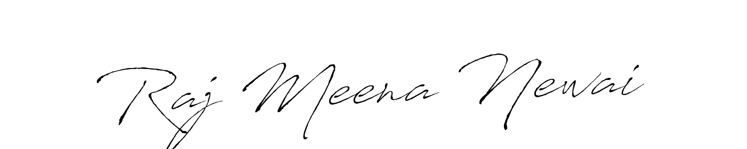 Use a signature maker to create a handwritten signature online. With this signature software, you can design (Antro_Vectra) your own signature for name Raj Meena Newai. Raj Meena Newai signature style 6 images and pictures png